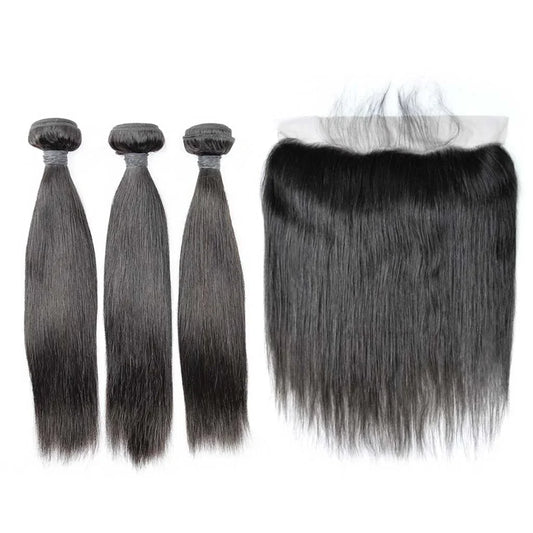 Burmese Straight Bundles + Frontal